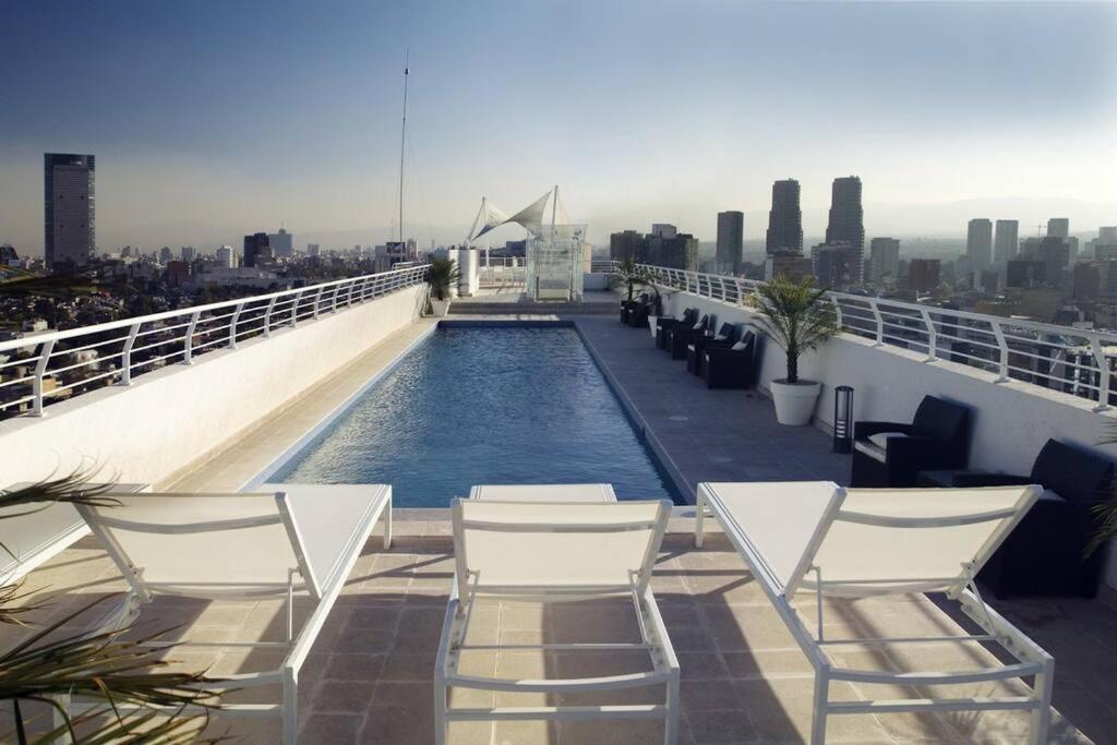 멕시코 시 Polanco Pool Amazing View Gym Parking 아파트 외부 사진