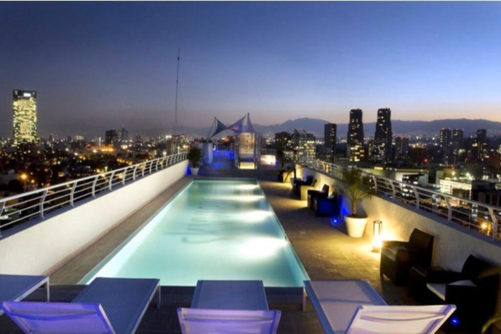 멕시코 시 Polanco Pool Amazing View Gym Parking 아파트 외부 사진